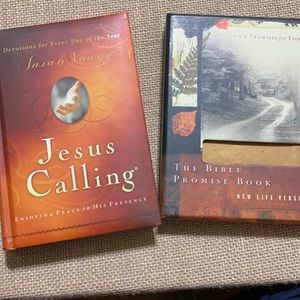 2 books- Jesus Calling and Bible Promise Book